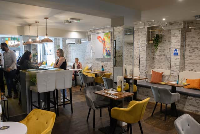 Interior view of the bar and restaurant. Picture: Keith Woodland (310721-4)