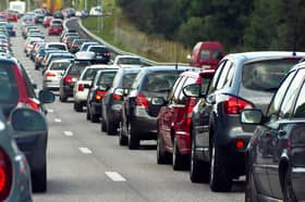 Drivers are facing delays of up to 21 minutes on the M27 westbound between Fareham and the M3.