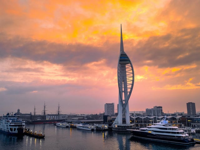 Why not visit the spinnaker tower? With views across the whole of Portsmouth and beyond.