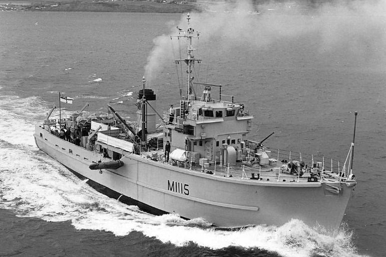 HMS Bronington in her prime: Pic Royal Navy