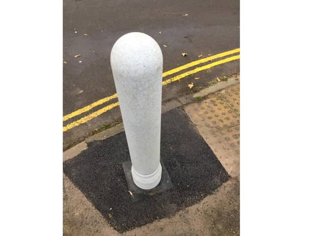 Here's what the new plant-based bollards will look like. Picture: Hampshire County Council