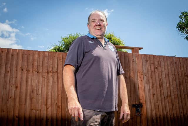 Darren Armistead, 54, feels 'free at last' as shielding officially comes to an end on April 1.

Picture: Habibur Rahman