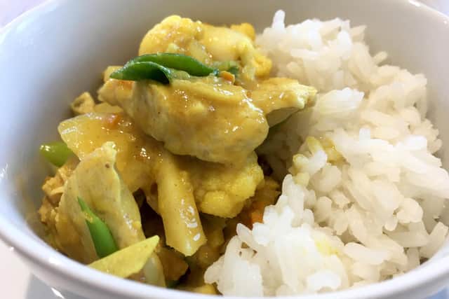 Coconut chicken curry by Lawrence Murphy. 