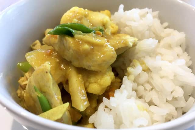 Coconut chicken curry by Lawrence Murphy. 