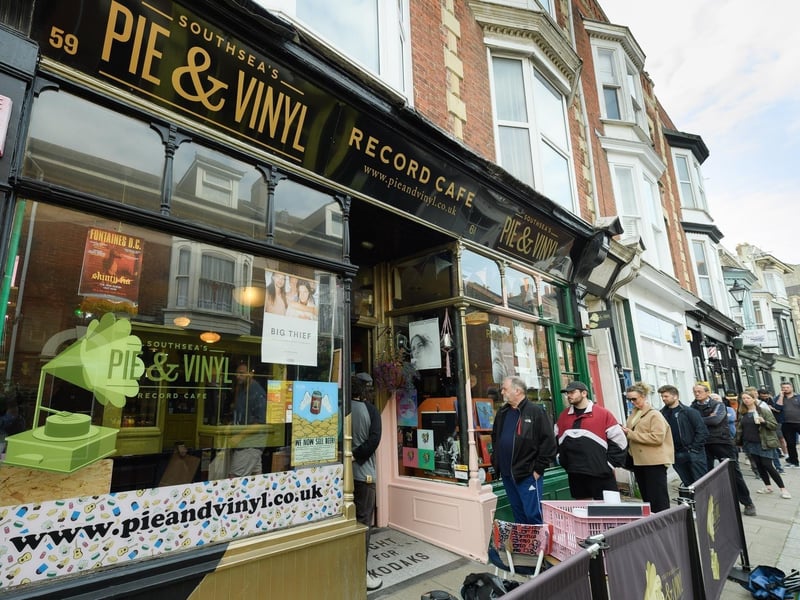 Pie and Vinyl in Castle Road, Southsea, serves a range of excellent pies, from traditional meat fillings to more experimental vegan options. It has a rating of 4.5 from 787 TripAdvisor reviews. Picture: Keith Woodland (230421-30)