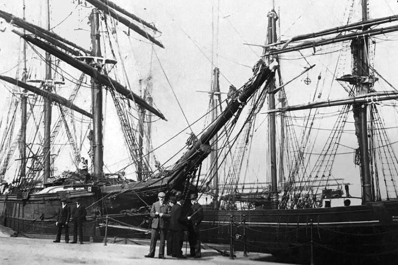 Windjammers in the Camber, Old Portsmouth.
Taken from Gower Lloyd’s new book on Portsmouth Point.
His books include:
Portsmouth Point - An Illustrated History
Portsmouth Point - A Commercial & Cultural History
A History of Point - Portsmouth's Spice Island