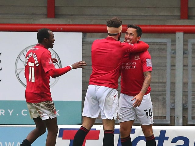 Morecambe win: 57%.
Forest Green win: 18%.
Draw: 25%