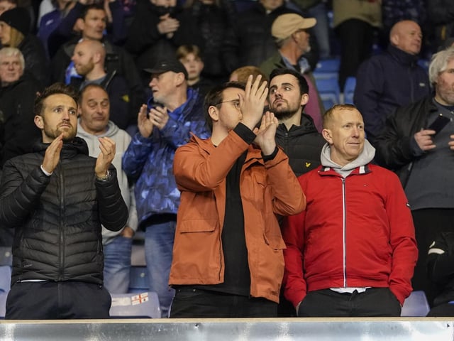 1,460 Pompey fans made the mid-week trip to Oxford United on Tuesday evening.