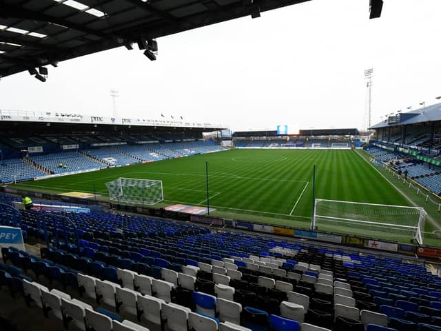 Mark Catlin believes Pompey could be playing behind closed doors to fulfil the season. Picture: Graham Hunt/ProSportsImages/PinP