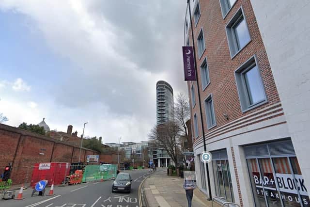 Premier Inn on Queen Street. Pic Google