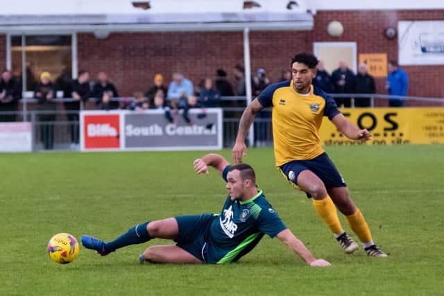 Theo Lewis, right, is on his way back to fitness after injury. Picture: Duncan Shepherd