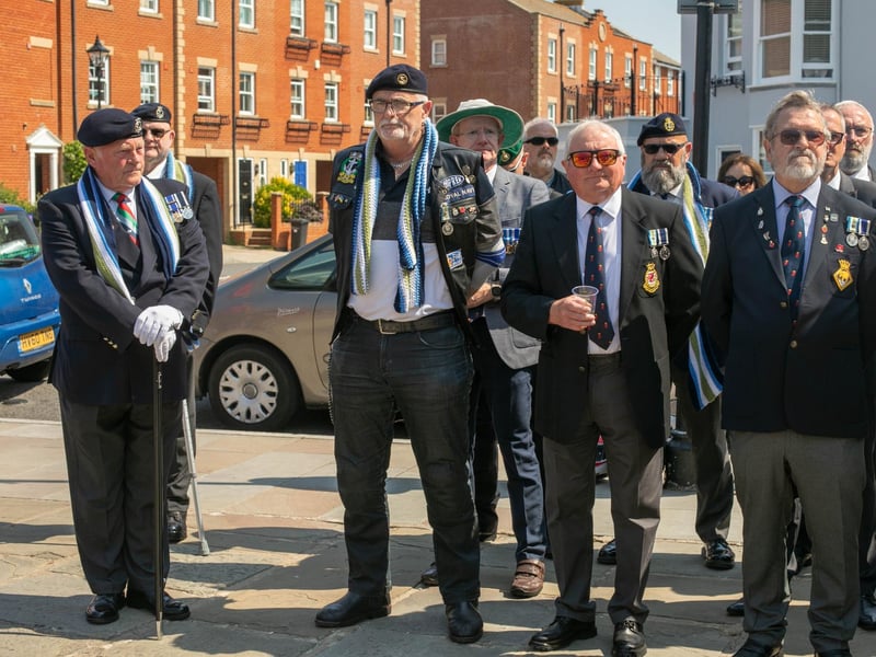 Pictured: Veterans at the event
Picture: Habibur Rahman