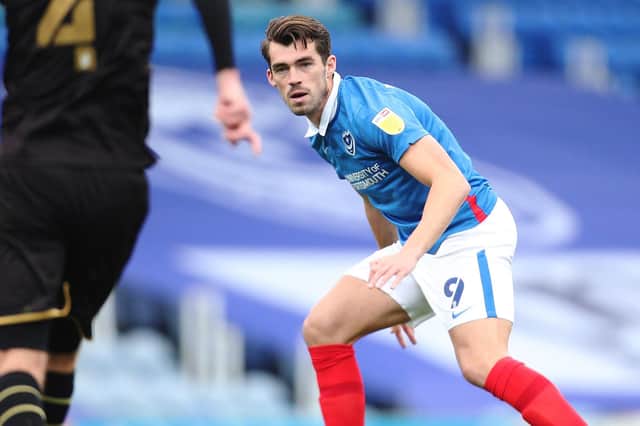 John Marquis will likely replace the injured Ellis Harrison in Pompey's starting XI.