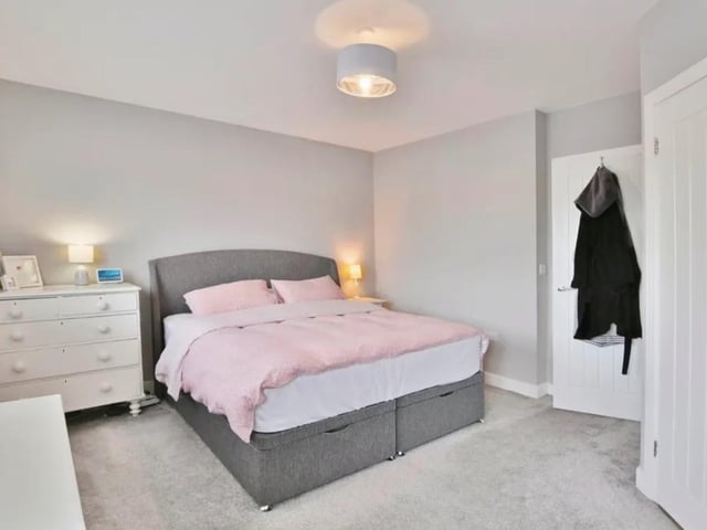 The listing says: "Located within the heart of Cowplain close to local schools, transport links and amenities you will find this superb executive style home that is ready to move straight into."