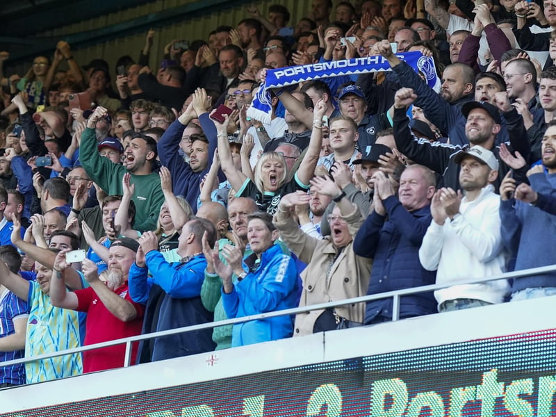 1/1  Biggest cheer of the day when he reached the corner! Well done to the Pompey fans too who were great all afternoon supporting Barney and the tribute to Frank Sibley. @JL_Hoops