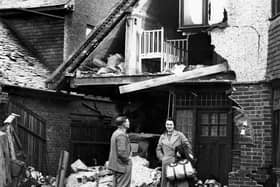Mulberry Avenue, Cosham during the Blitz