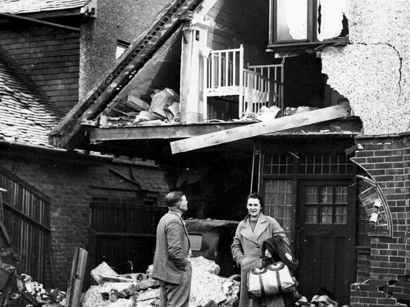 Mulberry Avenue, Cosham during the Blitz