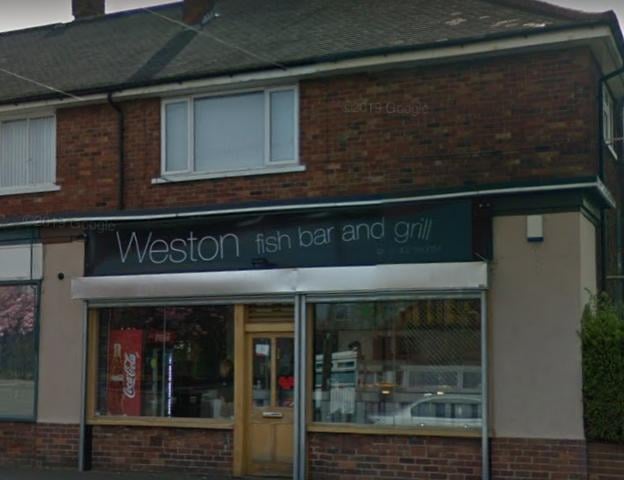 In tenth place we have Weston Fish Bar. You can visit them at, Weston Rd, Balby, Doncaster DN4 8NF.