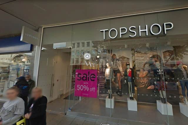 Topshop in Commercial Road, Portsmouth. Picture by Google Maps