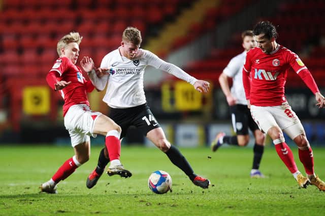 Pompey's play-off rivals Charlton are in action tonight against Lincoln in a crucial League One match. Picture: Joe Pepler