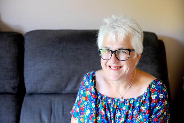 Pauline Sharp, 59, from Havant, is a survivor of sexual abuse and has set up a support group called Take Cover a peer to peer support group which the first meeting will take place on September, 5.
Picture: Sarah Standing (090822-4323)