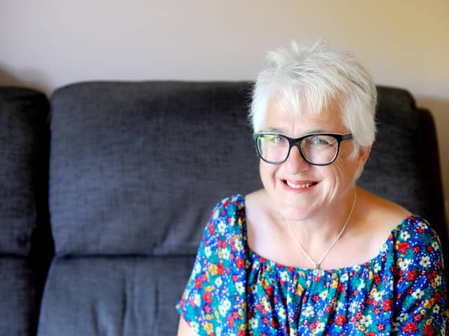 Pauline Sharp, 59, from Havant, is a survivor of sexual abuse and has set up a support group called Take Cover a peer to peer support group which the first meeting will take place on September, 5.
Picture: Sarah Standing (090822-4323)