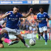Former Pompey favourite Conor Chaplin opened the scoring for Ipswich in their 2-1 victory against Shrewsbury.  Picture: Ashley Allen/Getty Images
