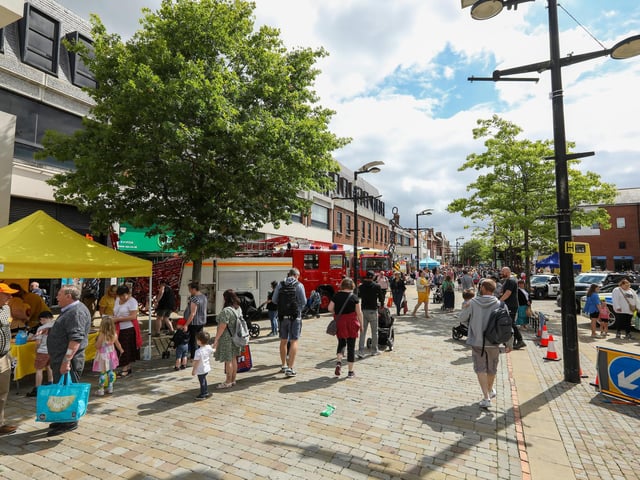 There was a good turn out as families and friends attended Fareham 999 Day.Picture: Chris  Moorhouse (220624-04)