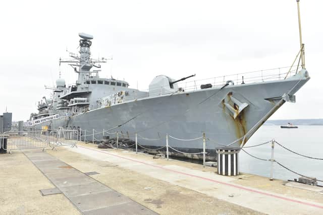 HMS Montrose. Picture: Sarah Standing