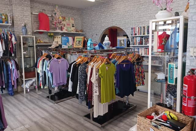 Inside the charity's new shop at Marine Parade, Lee-on-the-Solent