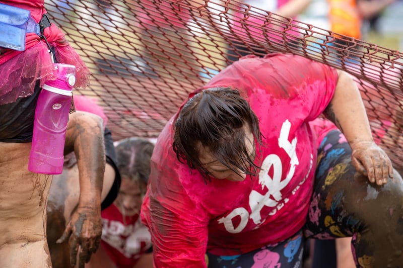 Race for Life Pretty Muddy took place on Saturday morning on Southsea Common as children and adults took on the obstacle course race.

Pictured - Action from the Pretty Muddy race on Southsea Common.

Photos by Alex Shute