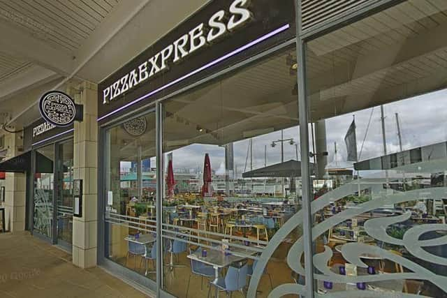 Pizza Express in Gunwharf Quays. Picture: Google Maps