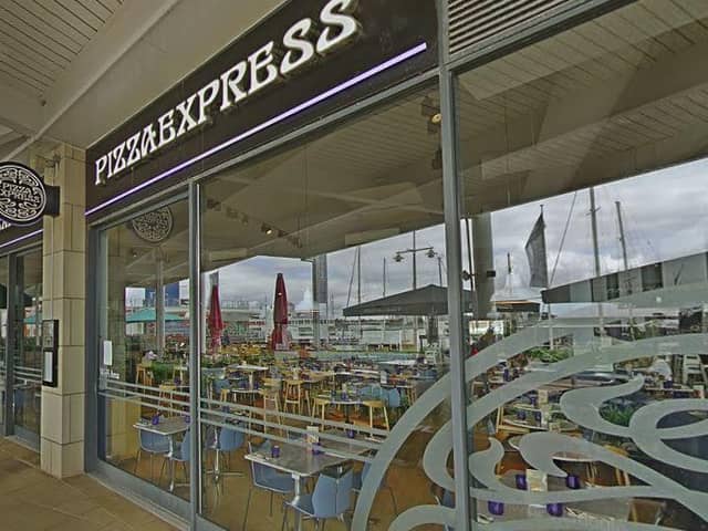Pizza Express in Gunwharf Quays. Picture: Google Maps