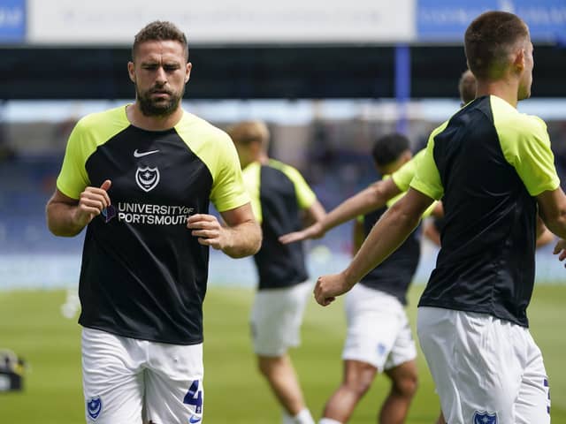 Clark Robertson returns to the Pompey starting line-up after injury.