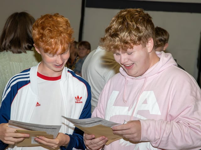 Pictured - Students opening their GCSE resultsPhotos by Alex Shute