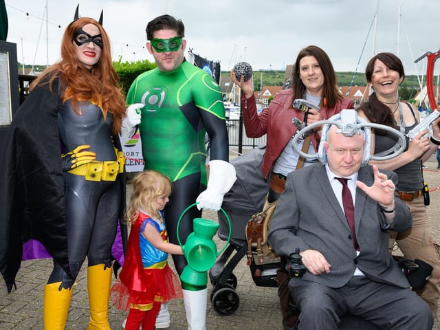Pictured is: Comic Con CharactersPicture: Keith Woodland (080621-18)