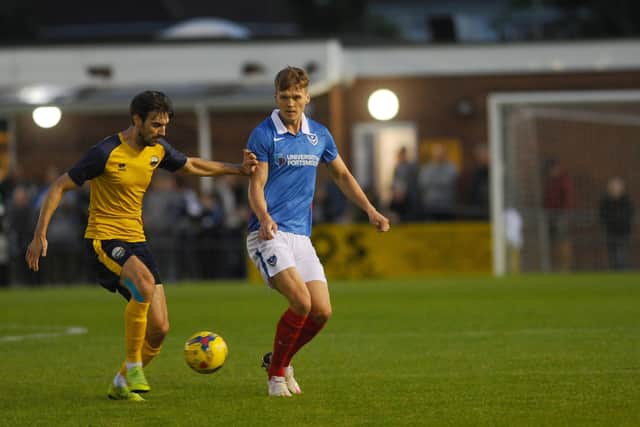 Pompey previously met Gosport in a friendly in September 2020 Picture: Sarah Standing (010920-6564)