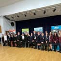 Competitors taking part in Youth Speaks debating competition.