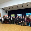 Competitors taking part in Youth Speaks debating competition.