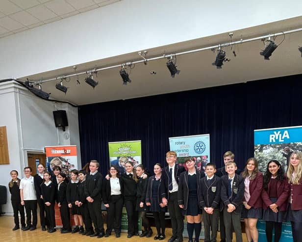 Competitors taking part in Youth Speaks debating competition.