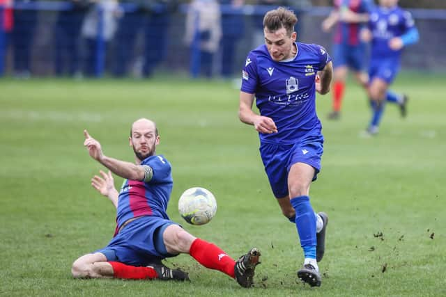 Tom Jeffes, left, has made the move to Horndean after leaving US Portsmouth Picture: Paul Collins