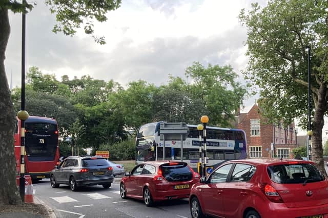 Traffic in Old Portsmouth