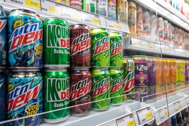 Imityaz sells flavours of American soda Mountain Dew that are scarce in the UK. Picture: Mike Cooter. (161221)