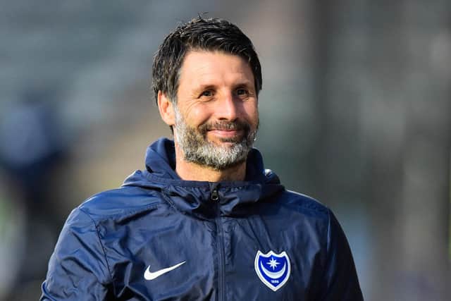 Danny Cowley marks a year in the Pompey job this weekend - after initially handed 52 days to impress on a temporary basis. Picture: Graham Hunt/ProSportsImages