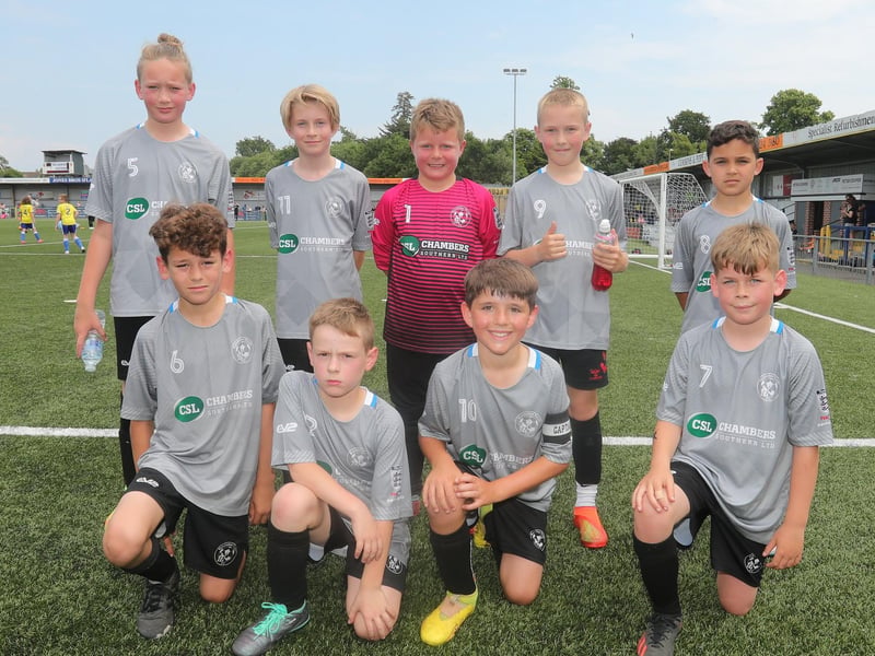 Bursledon Asteroids Under-10s. Picture by Dave Haines