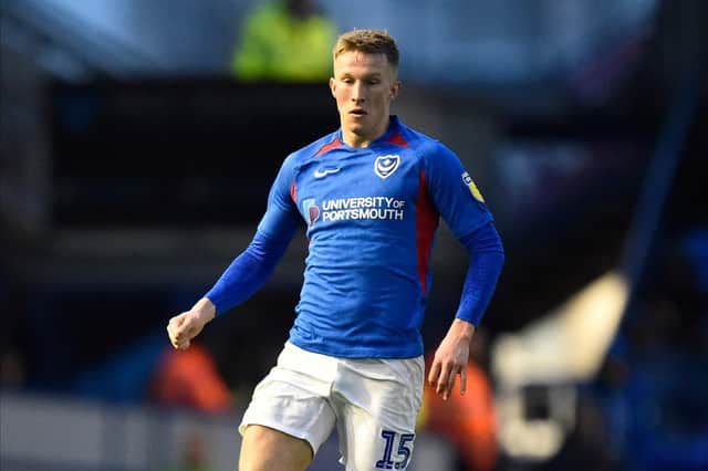 Ross McCrorie has become the fifth Pompey player to test positive for coronavirus. Picture: Graham Hunt/ProSportsImages
