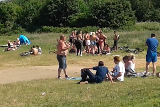 Huge numbers of people have been camping and having barbecues on Hampshire and Isle of Wight Wildlife Trust sites, sparking fears for endangered species of birds. Photo: Hampshire and Isle of Wight Wildlife Trust