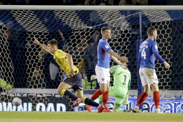 Michael Rose scored for Coventry in their 3-3 draw against Pompey in August. Picture: Robin Jones.