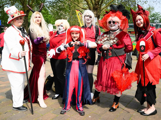 Comic Con characters. Picture: Keith Woodland (110521-92)