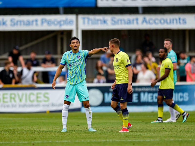 (Replaced b Terry Devlin on 70 mins) Along with Pack, helped Pompey dictate the match. Mobility and energy as usual, while uses the ball so well.